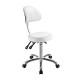 Tabouret Comfort Weelko : une assise plate circulaire combinée à 3 leviers de réglage pour une ergonomie personnalisée