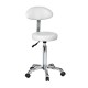 Tabouret ergonomique FAST plus Weelko blanc avec dossier reference 1023AB2