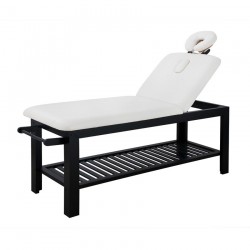 Table fixe en bois soin esthétique et massage