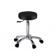 Tabouret de soin et d'esthétique noir à roulettes Weelko Fast 1023A