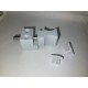 Détail du verrou sans clef gris clair - protection anti-intrusion
