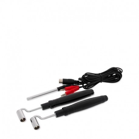 Electrodes rouleaux pour soin galvanique visage Weelko Réf 10004