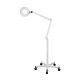 Lampe loupe LED professionnelle WEELKO EXPAND 1001A sur pied 5 roulettes